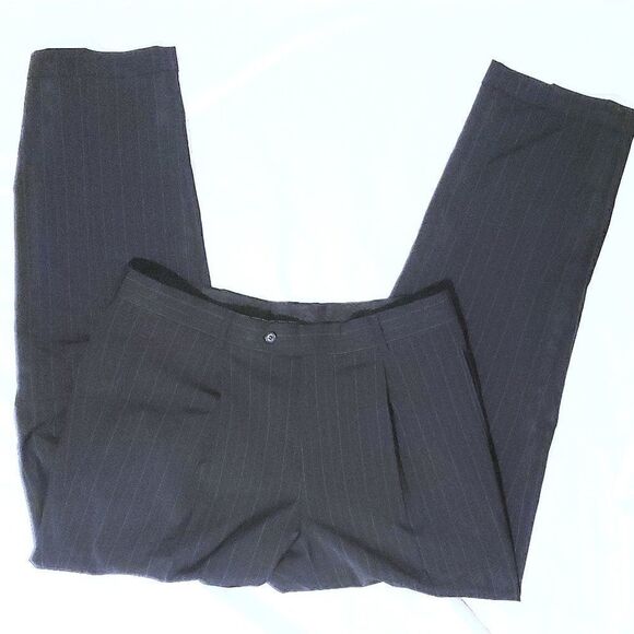 Hugo Boss Other - Hugo Boss | Black Pinstripe Suit Pants